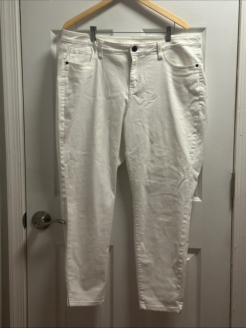 Glamour Lane Bryant size 20 White Women's Stretch Denim Jeans